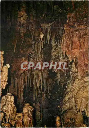 Cartes postales moderne Dyros la Grotte Glyfada Endroit Sec la Palais de Pluton Stalagmites en Forme des Fleurs et Stala