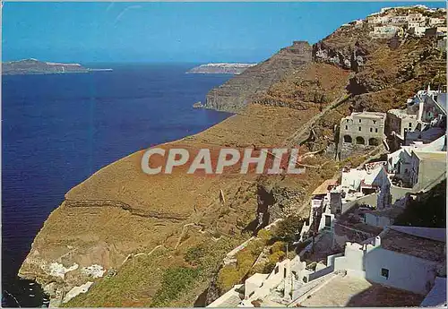 Cartes postales moderne Santorine Thera Vue Partielle de Phira