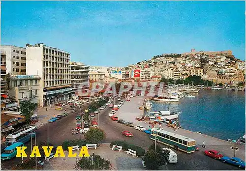 Moderne Karte Kavala Vue Partielle