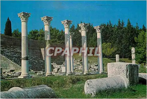 Moderne Karte The Asclepielon Ruins of Temples