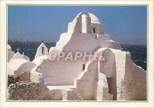 Cartes postales moderne the Cyclades Caracteristique de Mykonos l'Eglise de Paraportiani