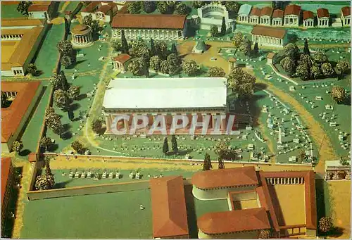 Cartes postales moderne Recomposition du temple de Zeus
