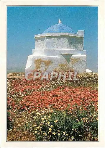 Cartes postales moderne Santorini a Church at Springtime