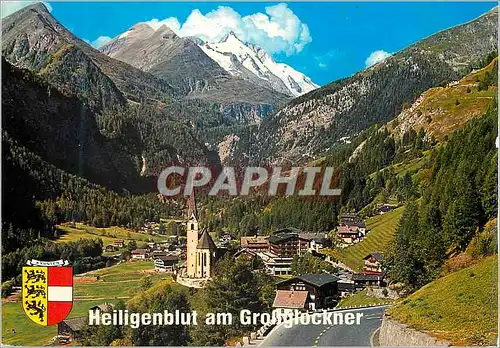 Cartes postales moderne Heiligenblut 1301m mit Grobglockner 3798m