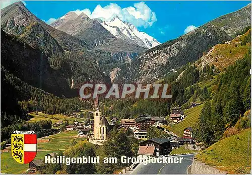 Moderne Karte Heiligenblut 1301m mit Grobglockner 3798m