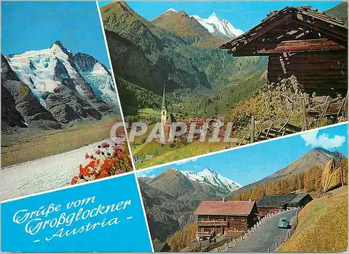 Moderne Karte Grobglockner 3798m Heiligenblut 1301m