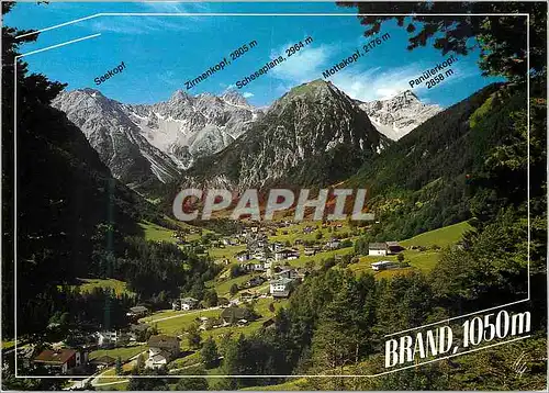 Cartes postales moderne Ferienort Brand 1050m Vorarlberg Osterreich