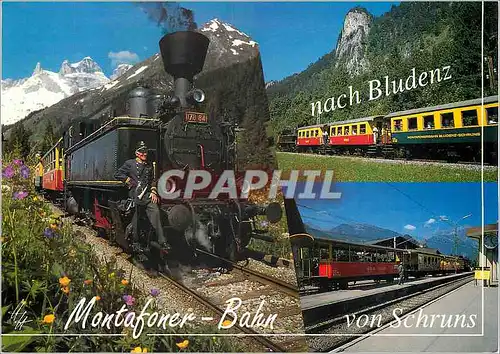 Cartes postales moderne Montafonerbahn von Schruns nach Bludenz Vorarlberg Osterreich Train