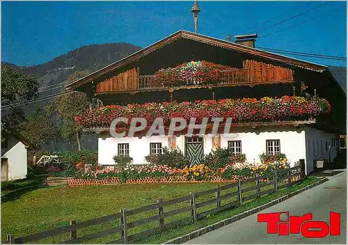 Moderne Karte Saluts de Tyrol