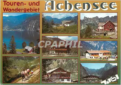 Moderne Karte Touren und Wandergebiet Achensee Tirol