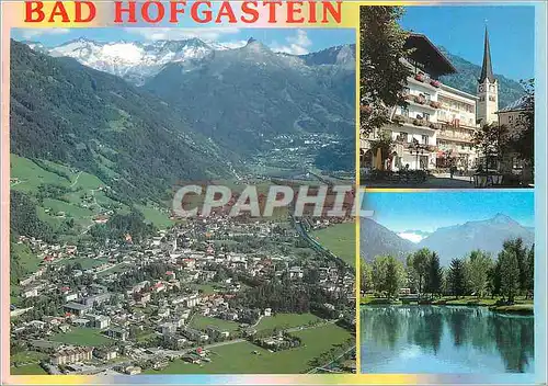 Moderne Karte Weltkurort Bad Hofgastein 870m