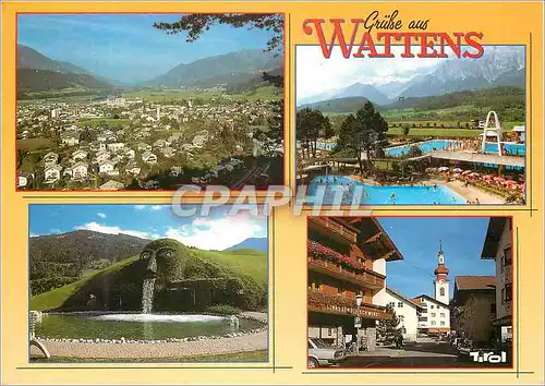 Moderne Karte Wattens in Tirol