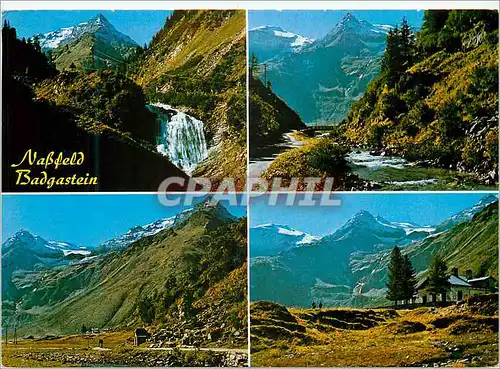 Cartes postales moderne Barenfall mit Schareck Valerie Haus 1588m Badgastein