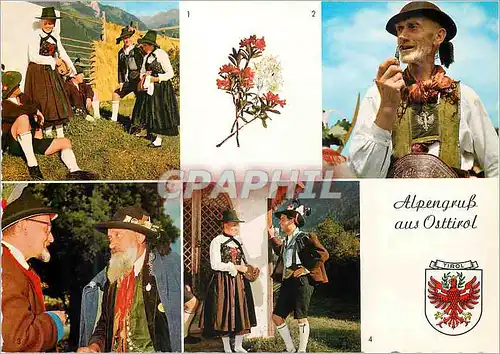 Cartes postales moderne Alpengru aus Osttirol Folklore