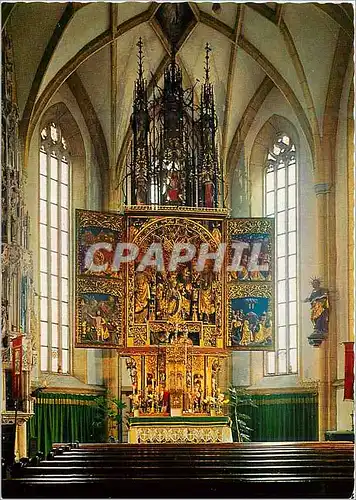 Moderne Karte Wallfahrtskirche Heiligenblut Flugelaltar