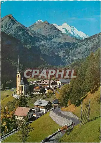 Cartes postales moderne Heiligenblut 1301 m an Der GroBglockner HochalpenstraBe Mit GroBglockner 3798 m