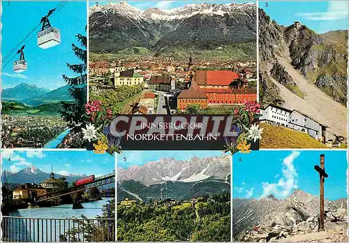 Cartes postales moderne Innsbruck Nordkettenbahn Alpenstadt