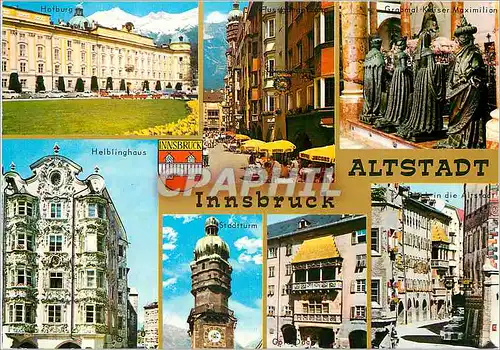 Cartes postales moderne Innsbruck Altstadt Siege des IX et XII Jeux Olympiques d'Hiver 1964 et 1976