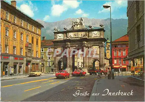 Cartes postales moderne Innsbruck Triumphpforte mit Nordkette