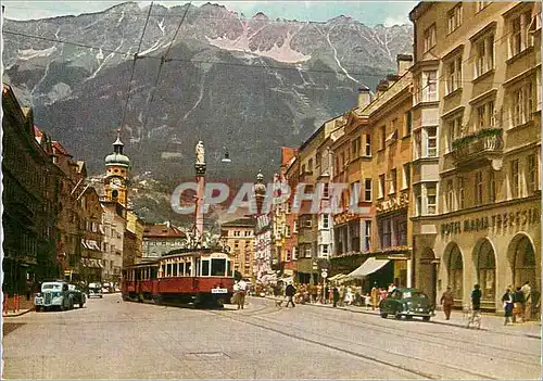 Moderne Karte Innsbruck Maria Theresien Strasse Tramway