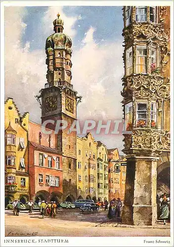 Moderne Karte Innsbruck Stadtturm