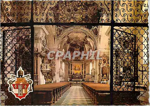 Cartes postales moderne Innsbruck Wilten Basilika Innsbruck Mit Pepstlichom Wappen