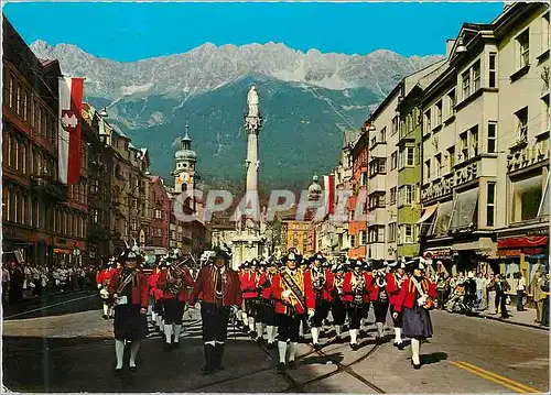 Moderne Karte Olympiastadt Innsbruck Tirol Maria Theresien Strasse Gegen Nordkette