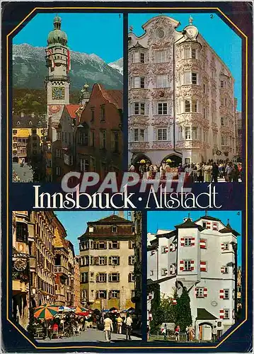 Moderne Karte Innsbruck Altstadt GruBe aus Dem Schonen Innsbruck