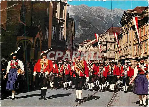 Cartes postales moderne Innsbruck Maria TheresienStraBe Wiltener Stadtmusikkapelle