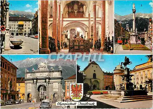 Cartes postales moderne Olympiastadt Innsbruck Alpenstadt