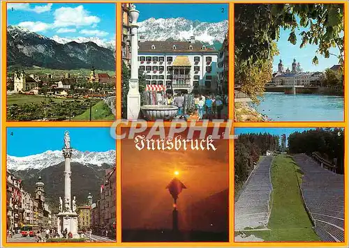 Moderne Karte GruBe aus Innsbruck Tirol Austria