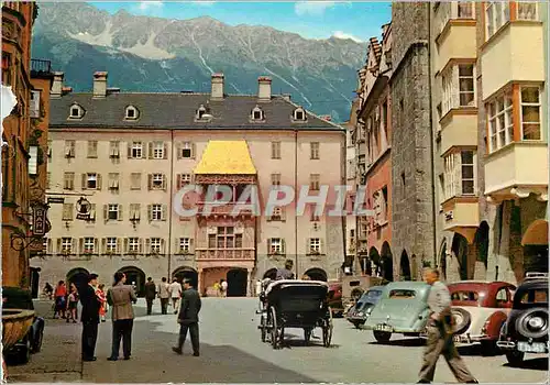 Cartes postales moderne Innsbruck Friedrich StraBe Mit Goldenem Dachl