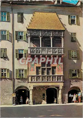 Moderne Karte Olympiastadt Innsbruck Tirol Goldenes Dachl