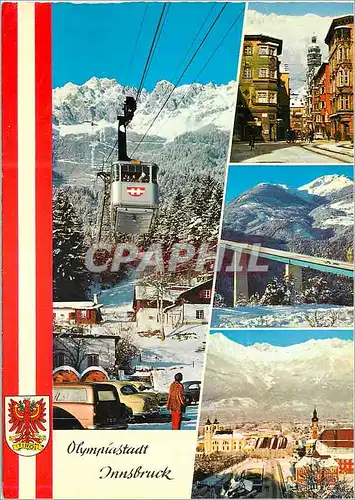 Moderne Karte Olympiastadt Innsbruck Tirol