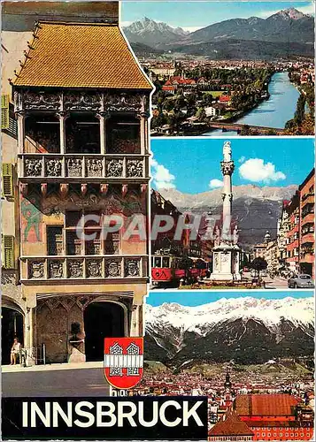 Cartes postales moderne Alpenzentrun Innsbruck Tirol Goldenes Dacht Maria Theresienstrasse