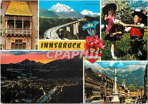 Cartes postales moderne Innsbruck Siege des IX et XII jeux Olympiques d'hiver 1964 et 1976