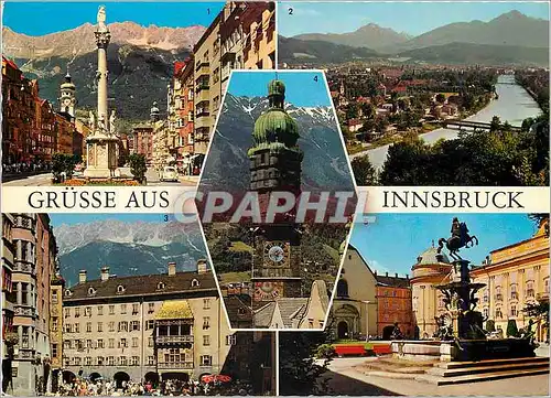 Cartes postales moderne Grusse Aus Innsbruck Alpenstadt