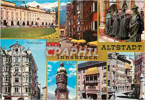 Cartes postales moderne Innsbruck Tyrol Austria Siege des IX et XII jeux Olympiques d'hiver 1964 et 1976
