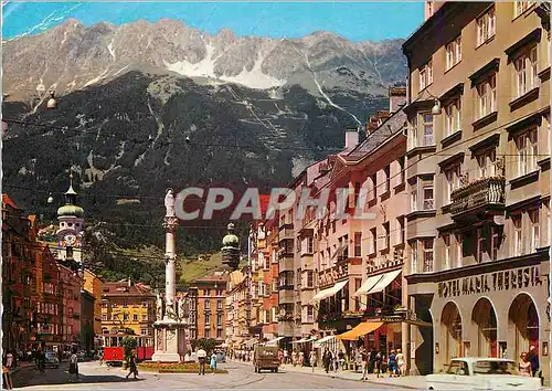 Cartes postales moderne Innsbruck Mit Nordkette Maria Theresien Strasse