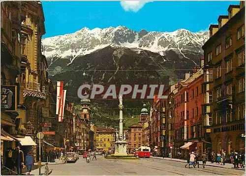 Cartes postales moderne Innsbruck Maria Theresien avec la Colonne Ste Anne