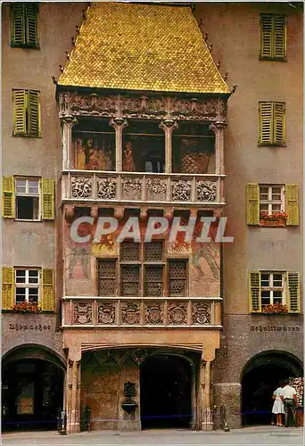 Cartes postales moderne Innsbruck Goldenes Dachl Erbaut 1420