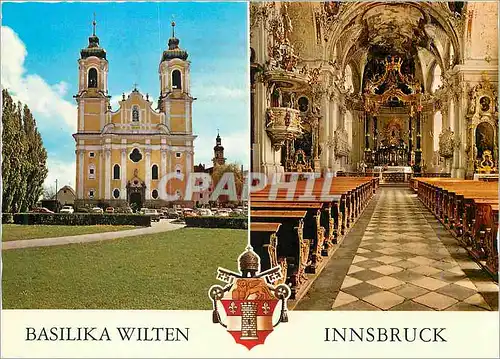 Moderne Karte Basilika Wilten Innsbruck