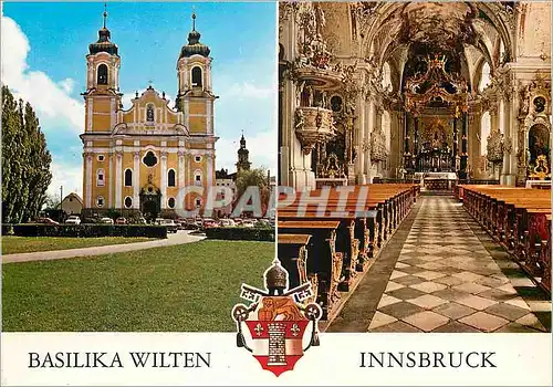 Moderne Karte Basilika Wilten Innsbruck