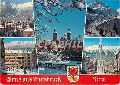 Moderne Karte Innsbruck Tirol