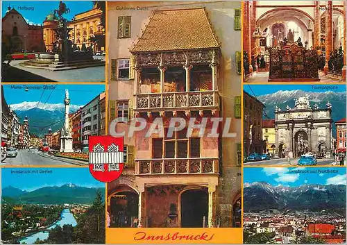 Cartes postales moderne Alpenstadt Innsbruck