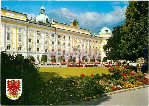 Moderne Karte Innsbruck Hofburg Gegen die Nordkette