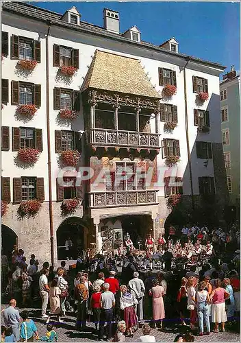 Moderne Karte Fruhschoppen vor dem Goldenen Dachl Innsbruck