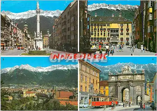 Moderne Karte Grusse aus Innsbruck