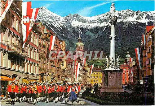 Cartes postales moderne 6020 Innsbruck Theresien Strasse Bande de Wilten