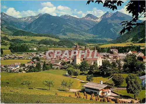 Cartes postales moderne Kitzbuhel der Beliebte Luftkurort Und Sommerfrische Tirol Blick Gegen Kitzbuhel Alpen